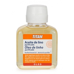 [0612000103] ACEITE DE LINO PURIFICADO 100ml-OLEO ARTS TITAN