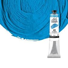 [49] Acrílico extrafino 60ml azul celeste titan