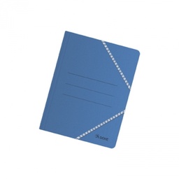[10080] Carpeta 3 solapas c/gomas azul - Dohe