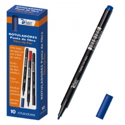 [79521] Rotuladores punta fibra color azul