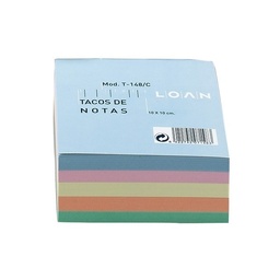 [T-148/C] Bloc colores encolado 10x10 500h