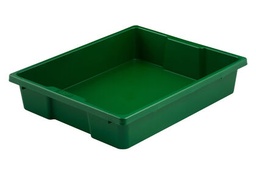 [887-04] Cubeta verde pequeña sin tapa 400x310x73mm.