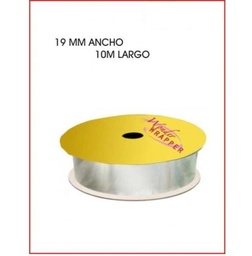 [3240013] Cinta decorativa plata mate