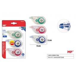 [PA137-3] Pack 3 Cintas correctoras MP 5mm X 8mtr