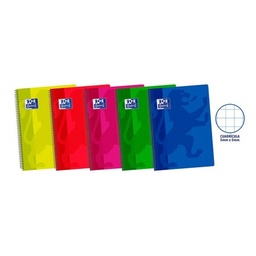 Cuaderno Fº Cuadriculado 4x4 Tapas Plástico Oxford