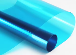 [028987] Vinilo decorativo para cristales azul océano transparentearente