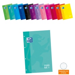 [400076199] Recambio A4 color verde menta 80h 90g 1 línea c/m Oxford