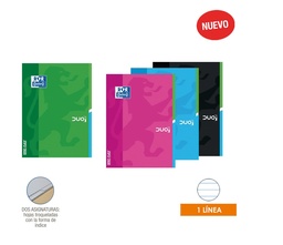 [40077295] Libreta grapada TP Oxford Open Flex Duo A4 48H 1 Línea