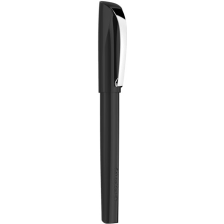 Pluma schneider cuerpo negro tinta azul