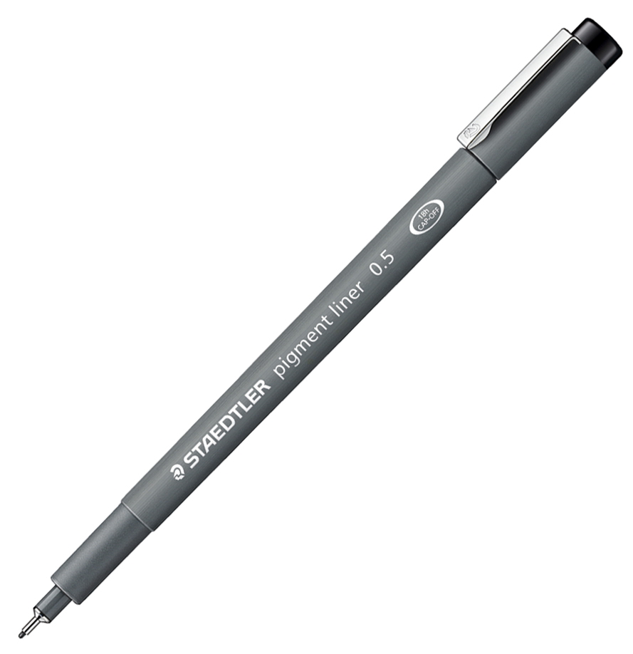 Rotulador calibrado Staedtler pigment liner 0.5