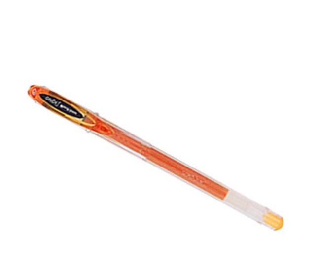 Bolígrafo uni-ball signo sparkling purpurina Naranja
