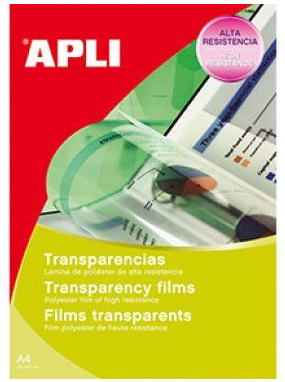 Transparencias dinA4 laser Apli