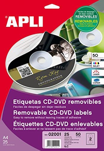 B.etiquetes cd opacas 25h 50u.