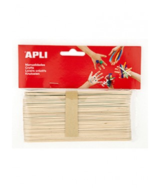 Palo polo natural 150x18mm bolsa 40und. Apli