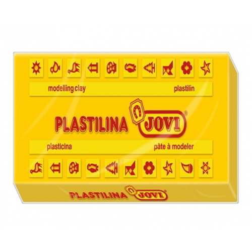 Plastilina amarillo oscuro 350grs. Jovi