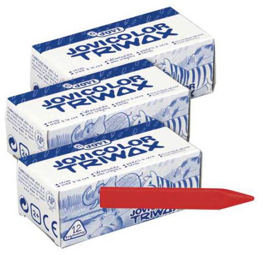 C TRIWAX ROJO 12u