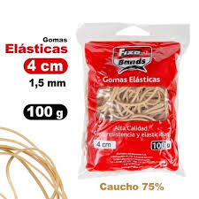 Bolsa 100g gomas elásticas 1.5mmx4cm Fixo