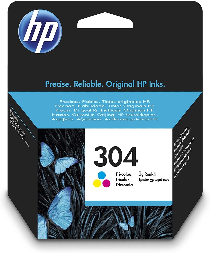 Cartucho tinta original hp 304 tricolor