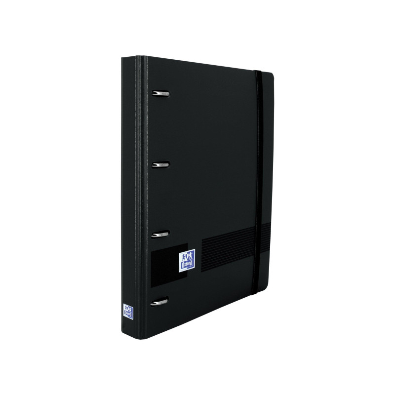 Carpeta Oxford European binder live & go Din a5+ 4 anillas 35 mm recambio 100 hojas cuadro 5 mm color