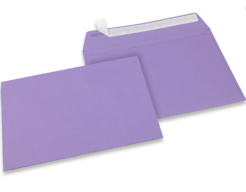 Paquete 25u sobre 120g  violeta