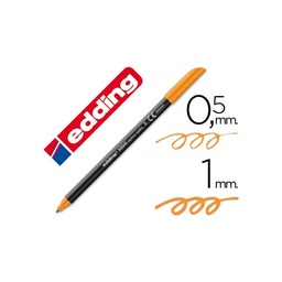 Rotulador edding 1200 naranja neón nº 66