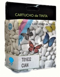 [T01632] Cartucho tinta compatible Epson 16xl cian