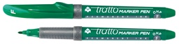 [806804] Marcador permanente alcohol tratto verde f