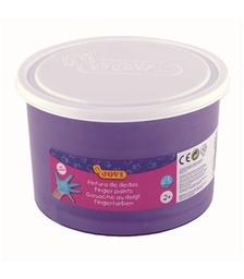 Pintura dedos violeta jovi