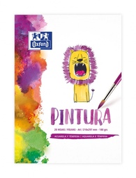 [400 147 938] Bloc dibujo espiral Oxford A4 20h. Lisas 180g. Acuarel/tem