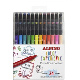 [AR001039] Set 24 colores fineliner alpino color experience