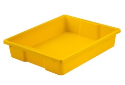 [887-05] Cubeta amarillo pequeña sin tapa 400x310x73mm.