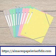 [400117805] CARPETA OXFORD SOLAPAS CARTON A4 COLORES PASTEL